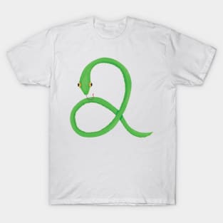 A - Green vine snake T-Shirt